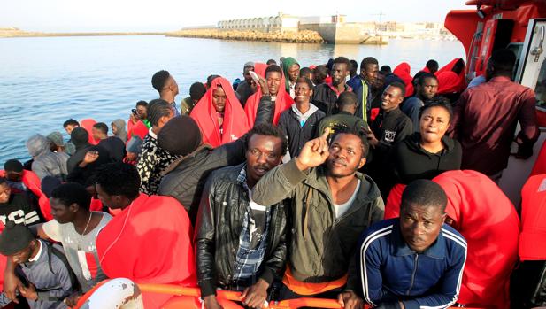 Rescatados 176 inmigrantes en el Estrecho en las últimas horas