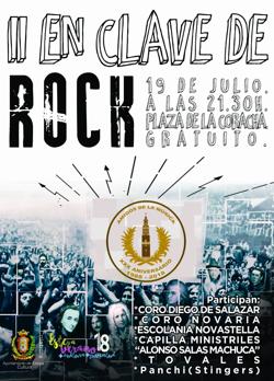 Cartel de la segunda edición de «En clave de Rock 2018»