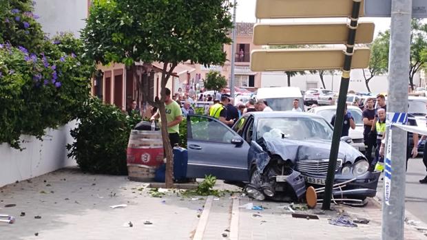 El herido grave del atropello múltiple de Dos Hermanas se recupera en el hospital de Valme