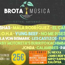Alrededor de 10.000 personas asisten a la primera edición del festival Brota Música de Rota
