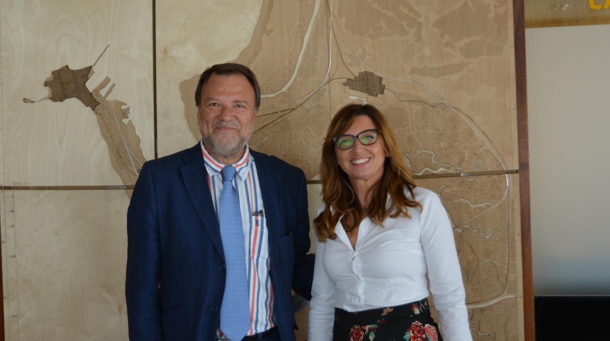 Encuentro institucional entre los delegados de las Zonas Francas de Cádiz y Sevilla