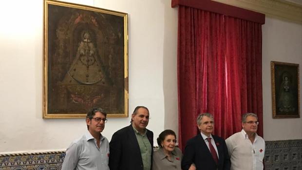 La Virgen de Gracia recibe la donación de un valioso cuadro del siglo XVIII