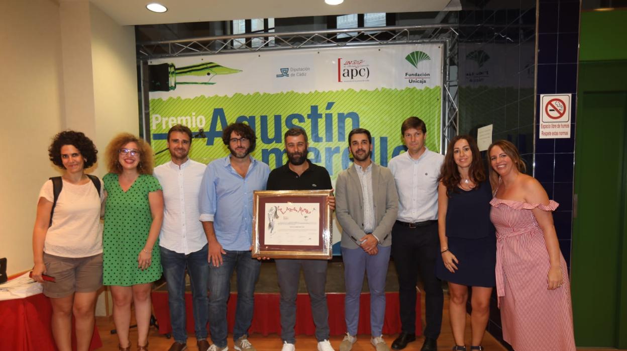 Nacho Carretero recoge en Cádiz el premio Agustín Merello