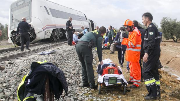 El tren descarrilado en Arahal en noviembre no modificó su marcha a pesar de la alerta amarilla