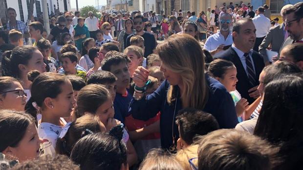 Susana Díaz se felicita de que pueblos como El Palmar de Troya se hayan segregado