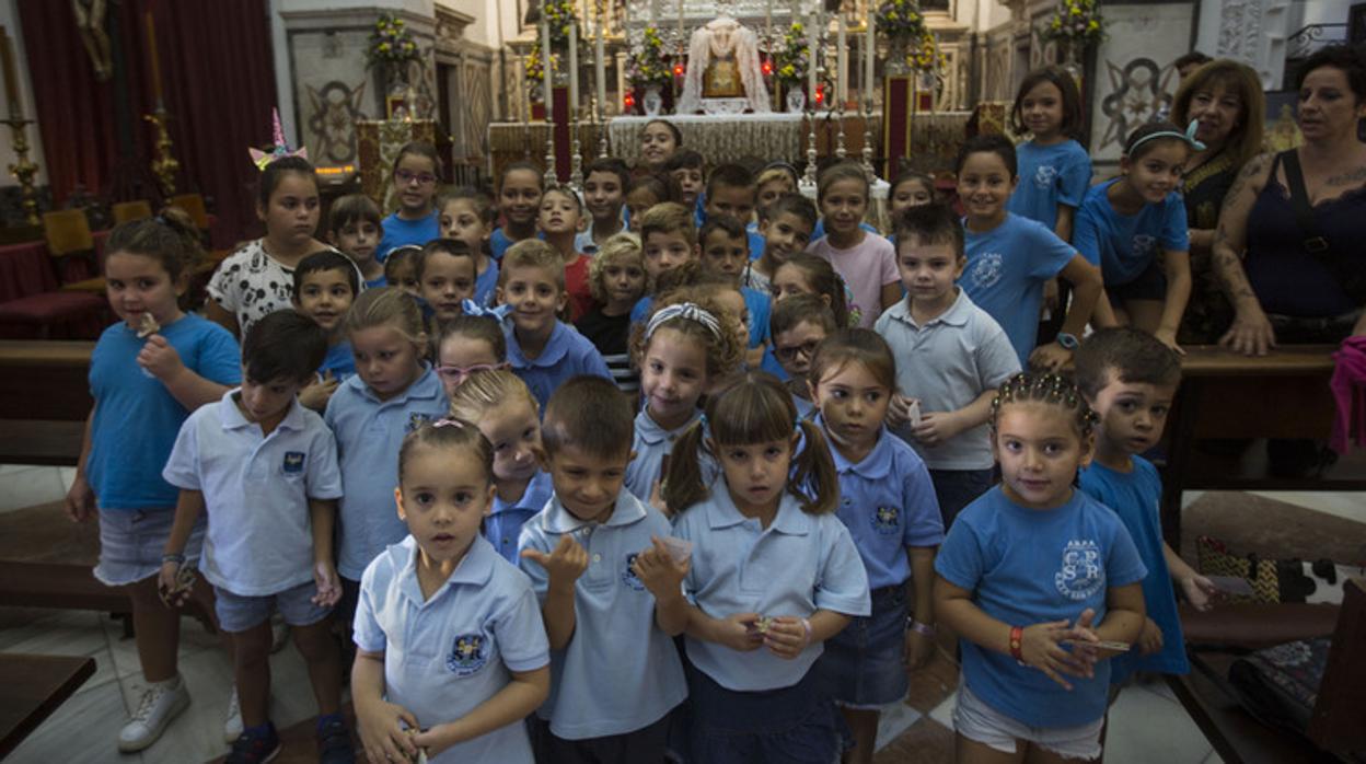 Cientos de escolares han pasado esta semana por el santuario