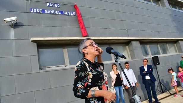 José Manuel Hesle ya da la bienvenida al barrio de Puntales