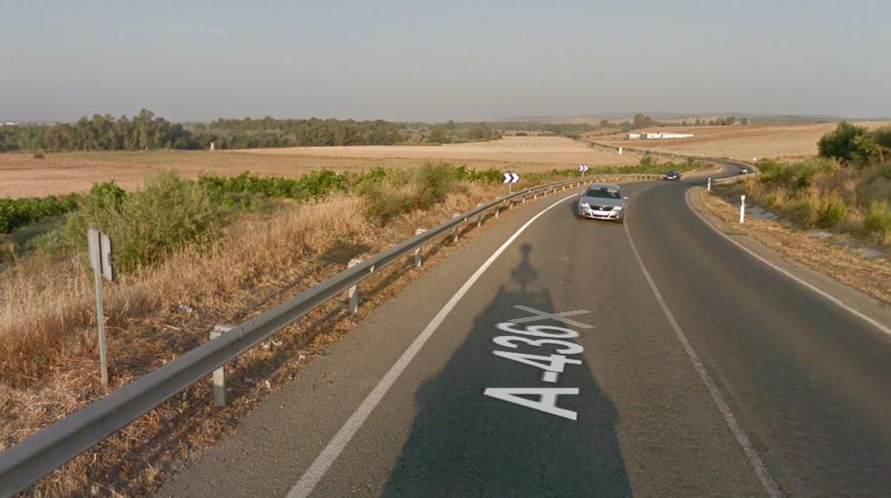 La carretera donde se ha producido este domingo por la mañana el accidente de tráfico