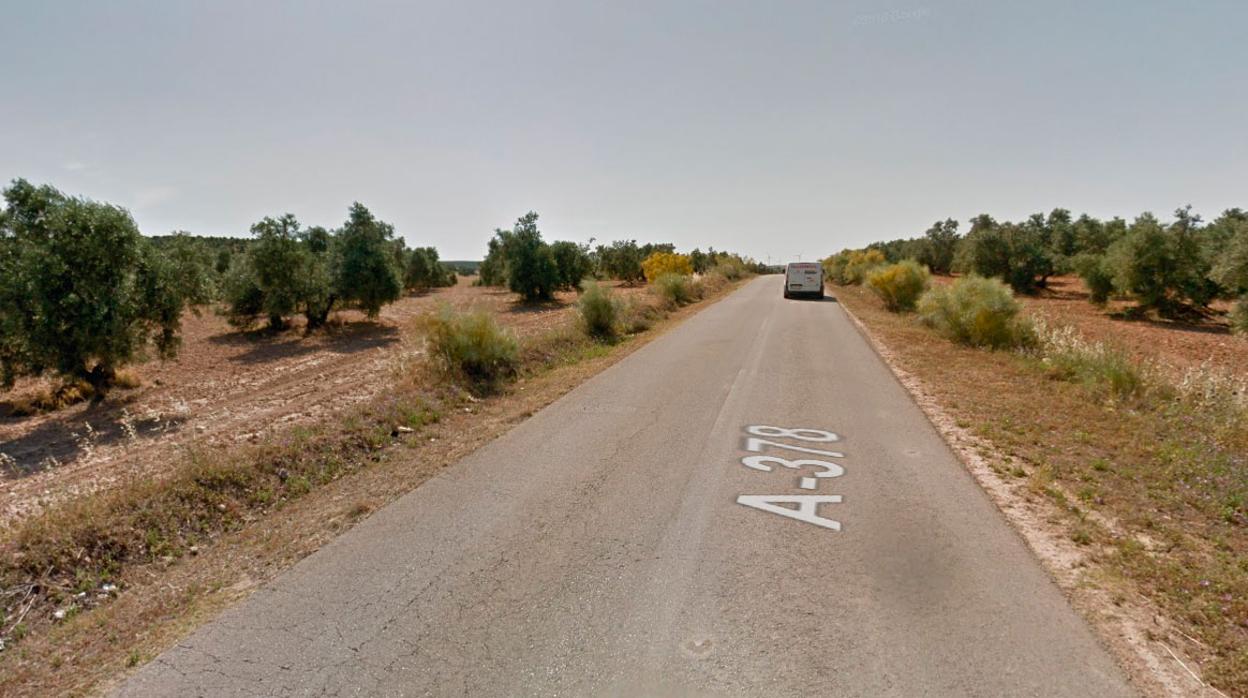 Carretera en la que han localizado a las dos mujeres