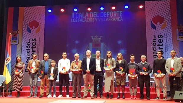 Jesús Navas y Estrella Cabeza reinan en la II Gala del Deporte de Los Palacios