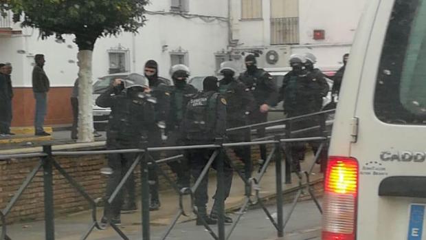 Operación antidroga de la Guardia Civil en Cantillana