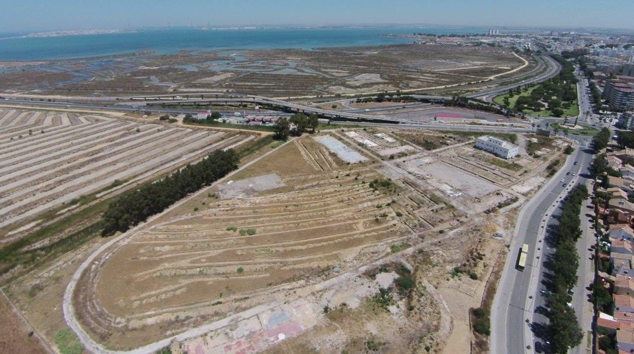 Vista aérea del terreno de Janer.