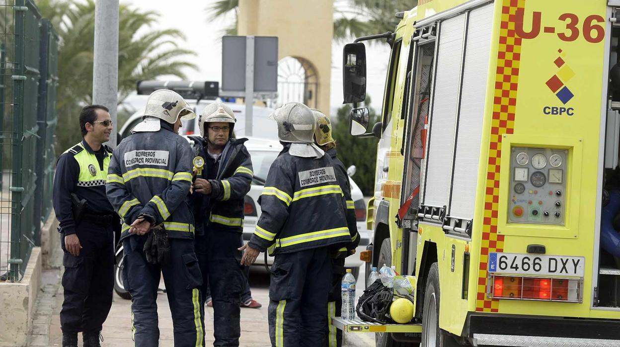 Bomberos de la provincia de Cádiz.