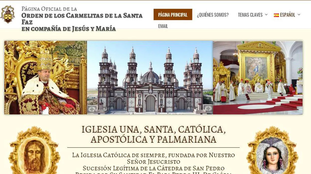 La página web ha sido creada por la propia iglesia palmariana y contiene numerosa información