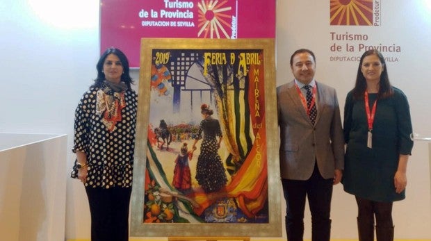 Mairena del Alcor presenta el cartel anunciador de su Feria en Fitur