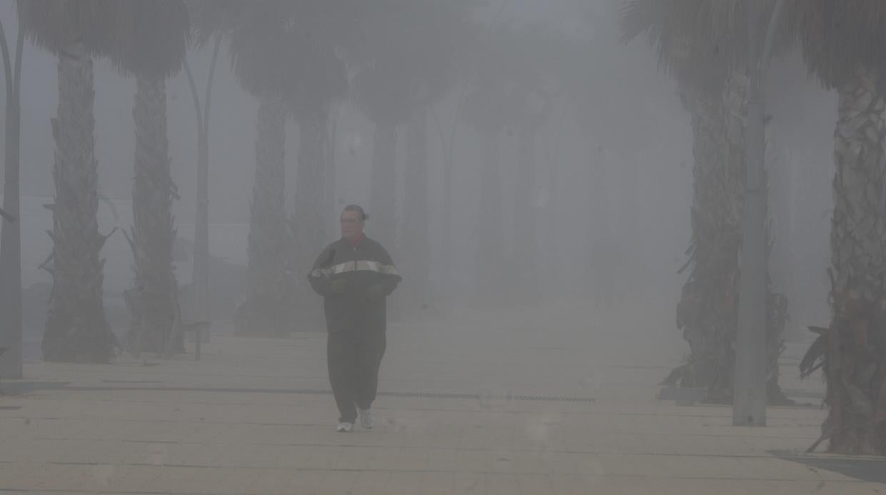 El tiempo en Cádiz: la capital amanece envuelta en una densa niebla