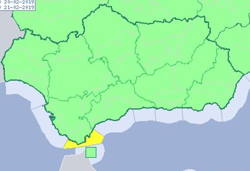El tiempo en Cádiz: Alerta amarilla por oleaje en el Estrecho