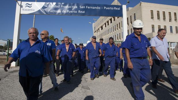 Navantia prevé cubrir la primera remesa de prejubilaciones en la Bahía con 14 técnicos