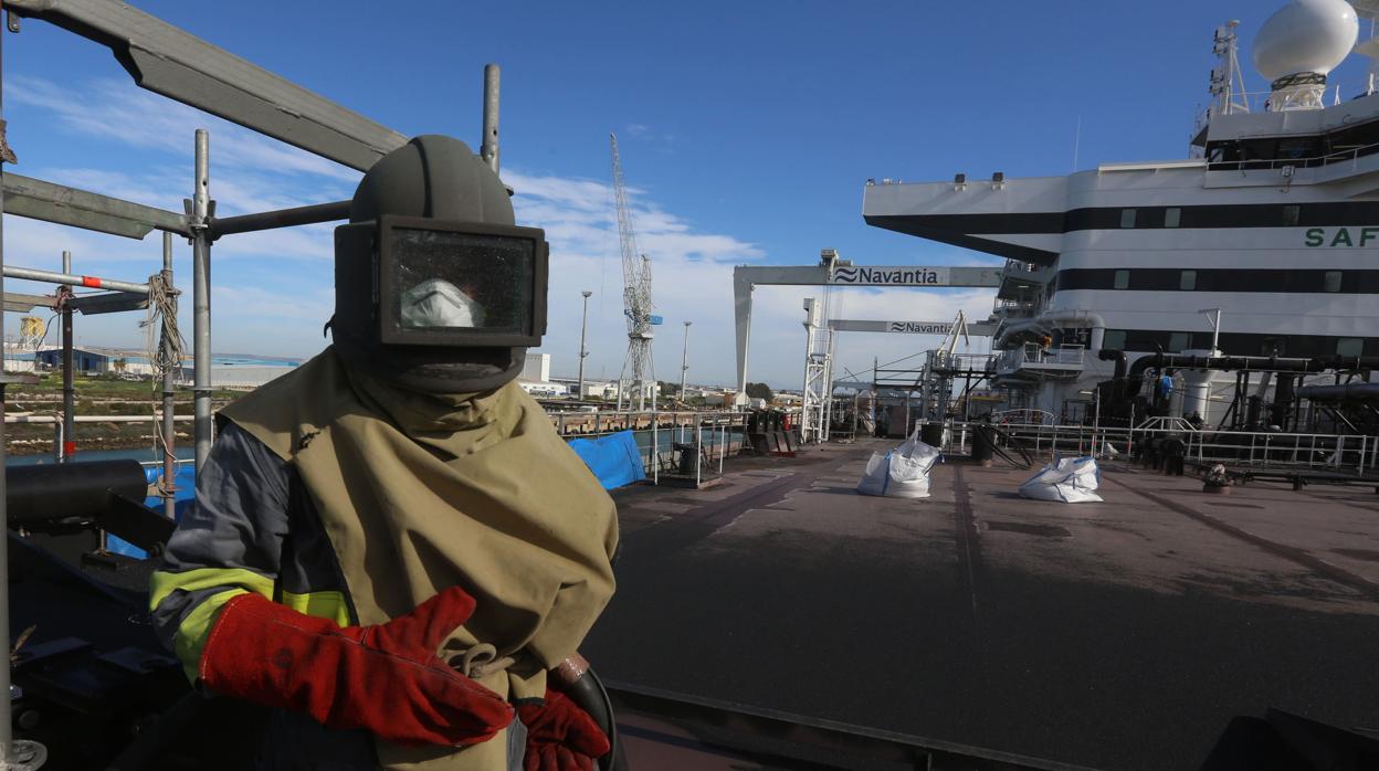 El astillero de Navantia en Puerto Real hará 20 upper jackets para el Mar del Norte