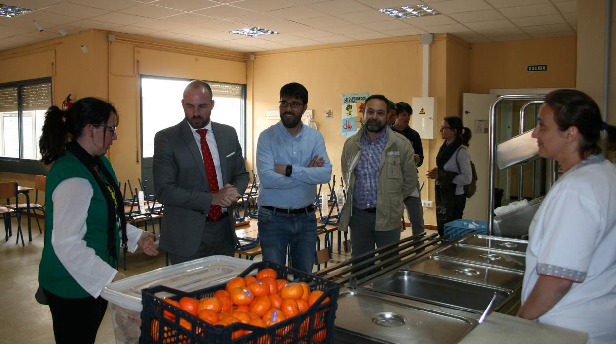 Visita del director general de la Agencia Pública Andaluza de Educación al colegio Fernando Feliú