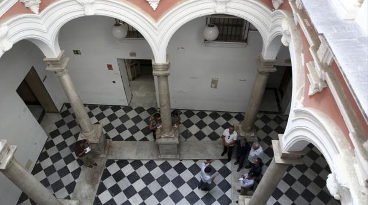 Patio del Palacio de los Marqueses de Recaño.