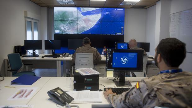 Dentro del nuevo Cuartel General de 'Atalanta' en la Base Naval de Rota