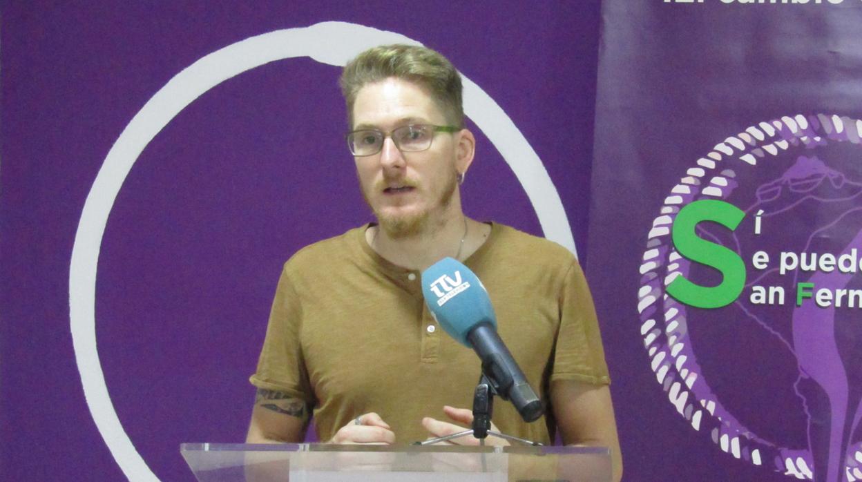 Ernesto Díaz será de nuevo candidato por Podemos en San Fernando.