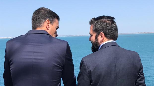 Pedro Sánchez y Fran revalidan su unión en Cádiz