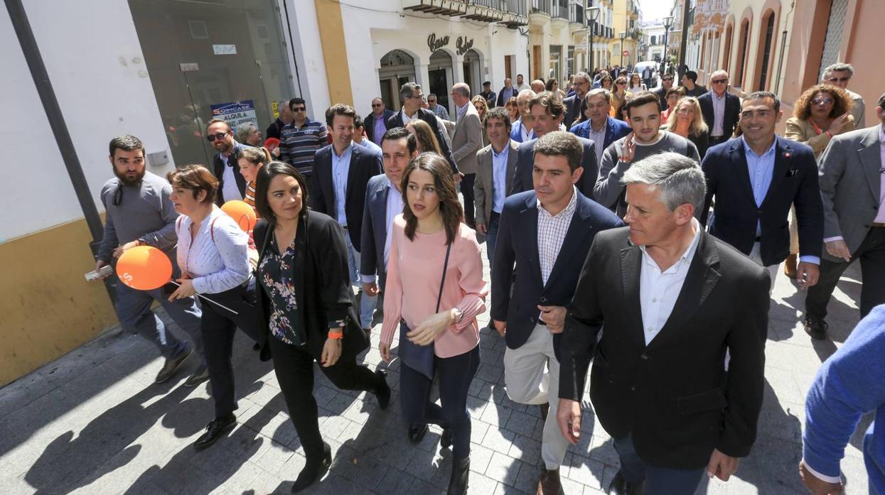 Inés Arrimadas,. en su visita a El Puerto de Santa María el pasado lunes.