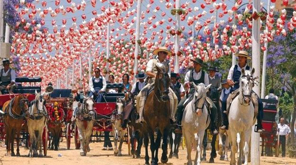 La feria de la Manzanilla de Sanlúcar de Barrameda.