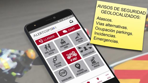 Una APP para alertar de atascos e incidentes en el Gran Premio de Motociclismo de Jerez