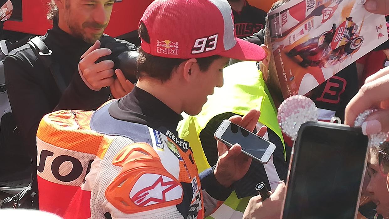 El piloto español hoy en el Circuito Ángel Nieto.