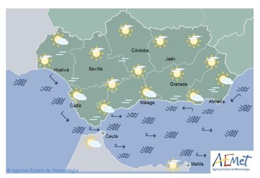 El tiempo en Cádiz: Nubes dispersas y calor