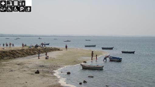 Playa de la Cachucha en Puerto Real