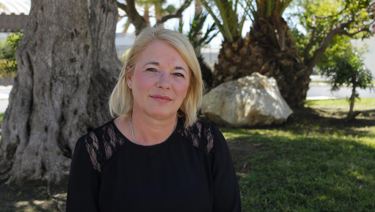 Ana Peral, candidata de Vox a la Alcaldía de Cádiz en una imagen durante la campaña electoral del 26M.