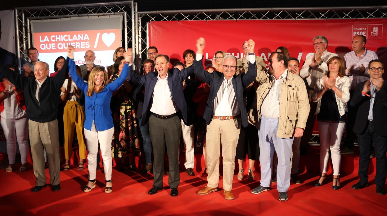 Román en el acto de presentación de su candidatura.