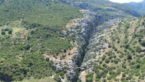 Vista del cañón de las buitreras.