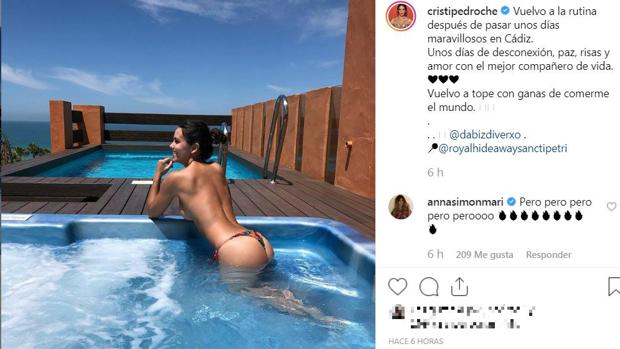 Cristina Pedroche incendia las redes con su sensual posado en Cádiz