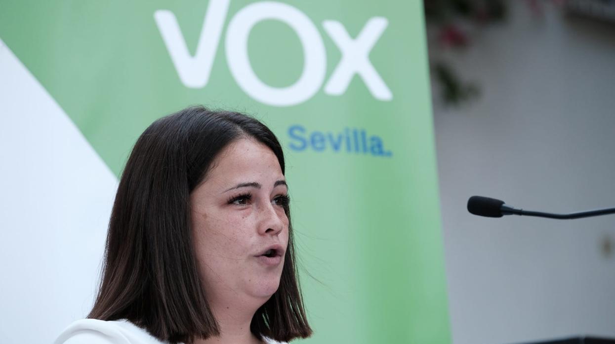 La portavoz de Vox en la alcaldía de Bormujos Carmen Cariciolo