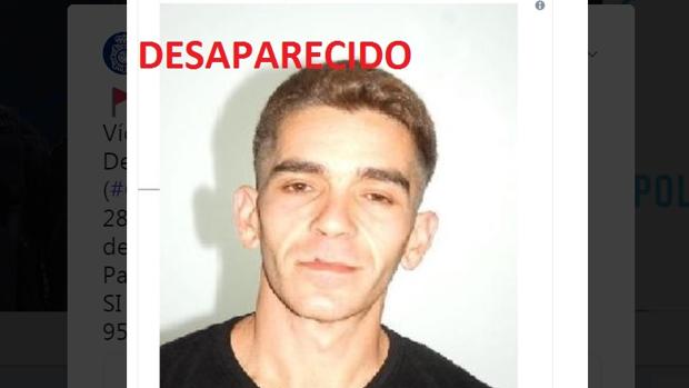 Se busca a Víctor Alfonso Chamorro, desparecido en Algeciras