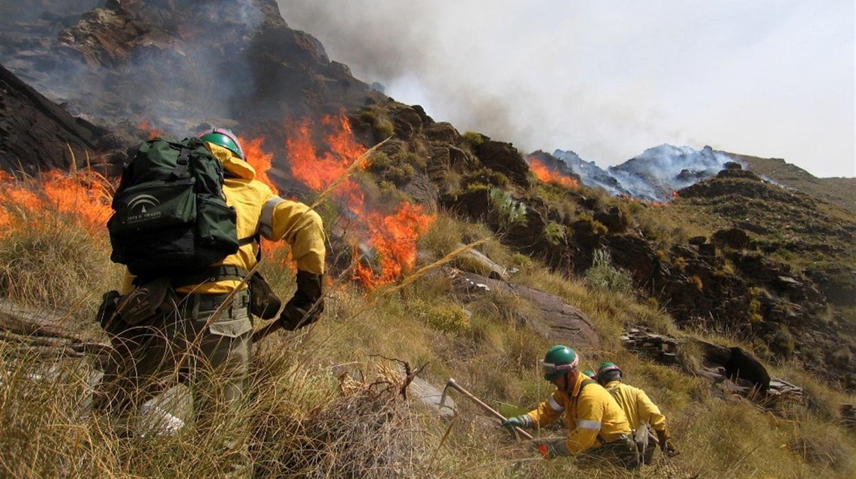 Incendio en Vejer