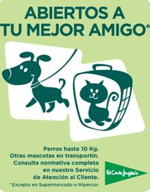 El Corte Inglés de Cádiz da la bienvenida a tu mascota