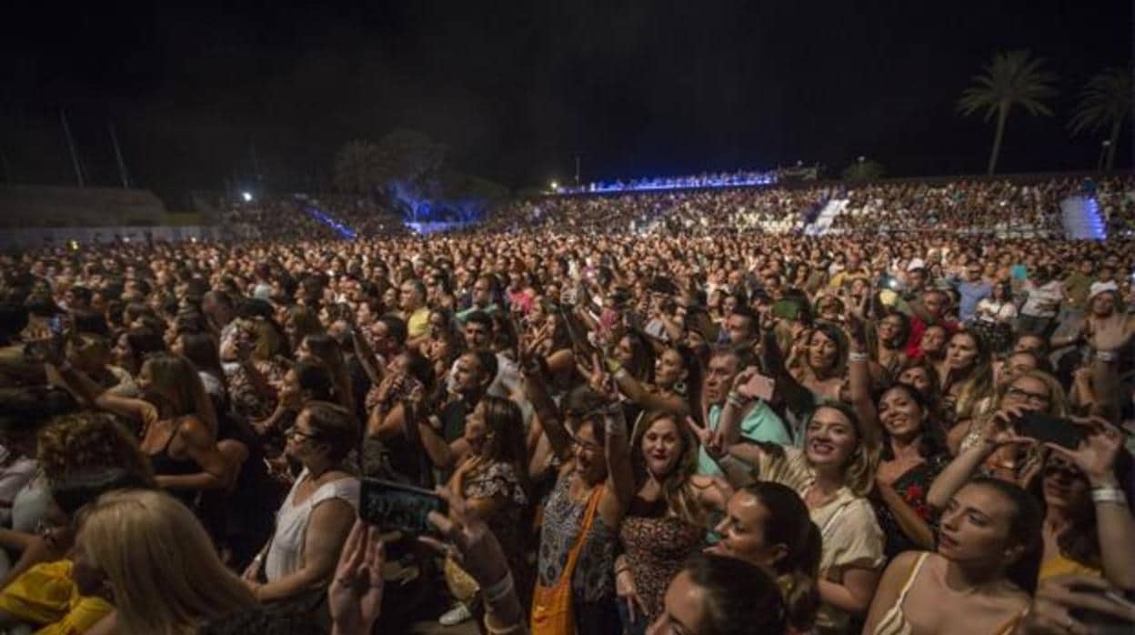 Cádiz ha vivido grandes conciertos multitudinarios en estos últimos meses del año