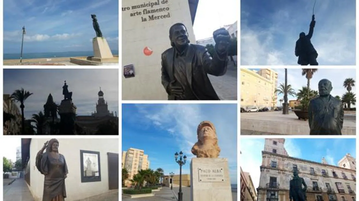 Algunas de las estatuas más populares de Cádiz