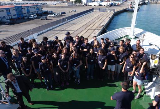 Los 39 estudiantes que participan en la 'International summer school Geotraces Spain'