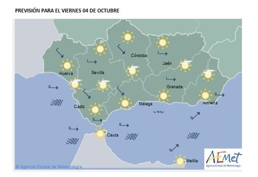 El tiempo en Cádiz: Fin de semana con temperaturas estables y viento de poniente flojo