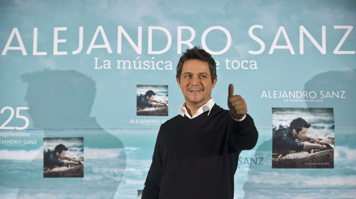 Alejandro Sanz, en una de sus presentaciones.