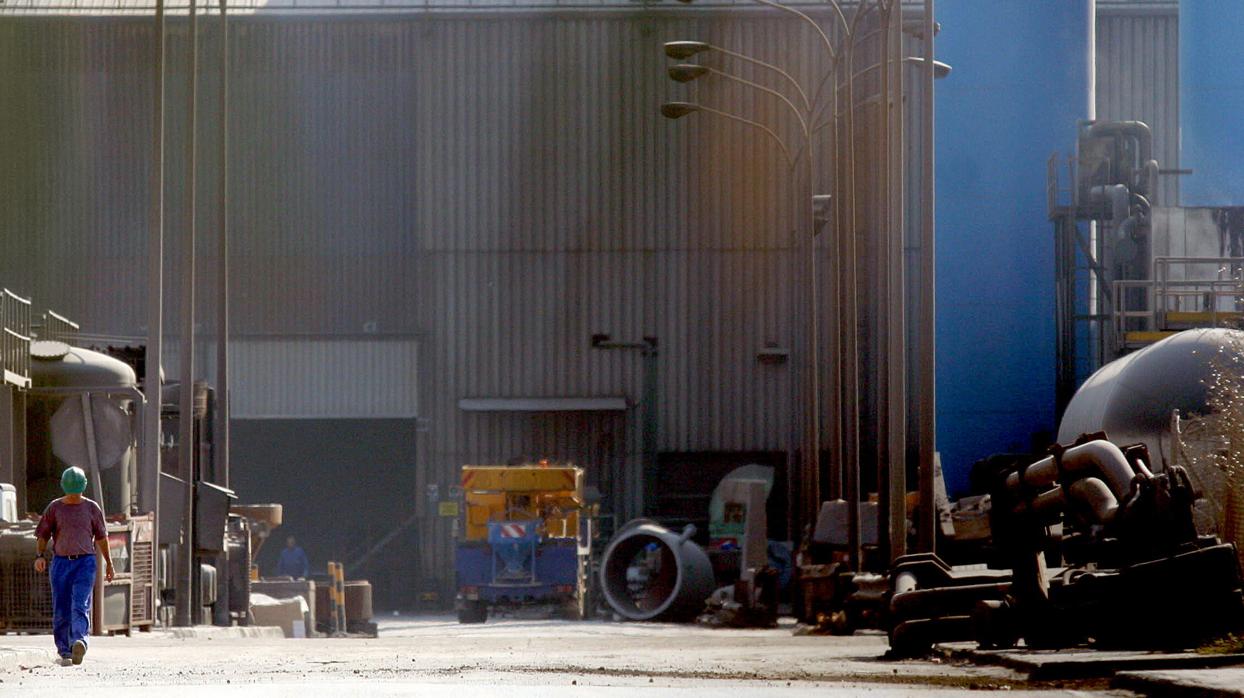 Interior de la fábrica de Acerinox en Los Barrios.