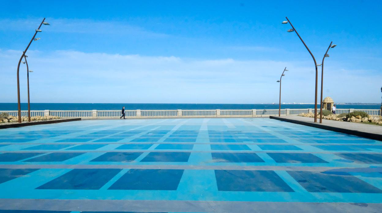 El lugar donde proyectan construir el skate park.