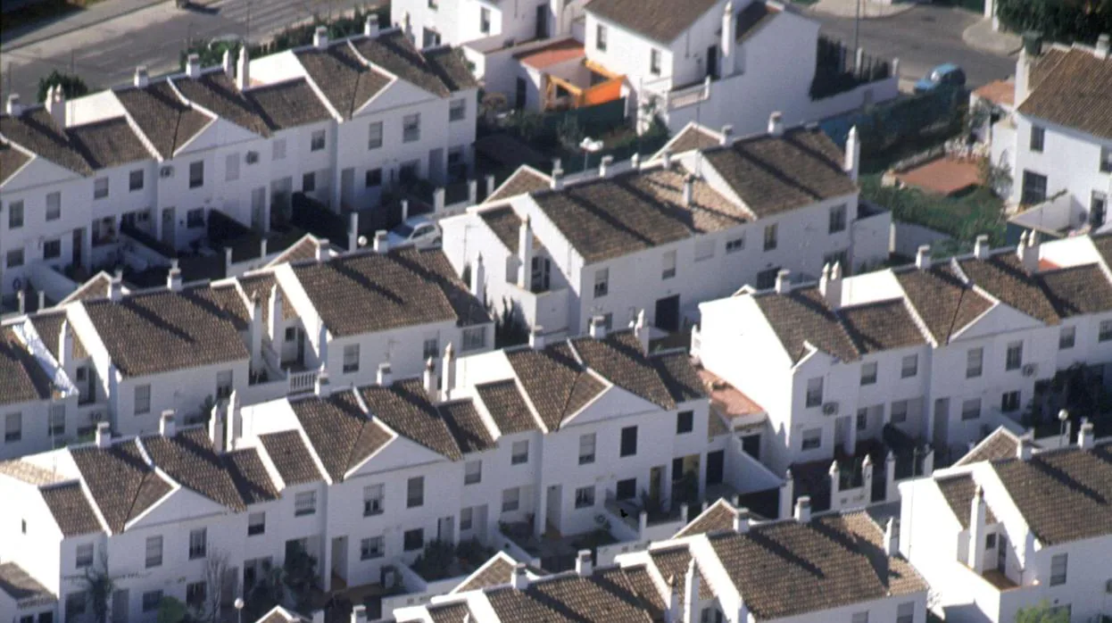 Una de las urbanizaciones enclavadas en la comarca del Aljarafe sevillano